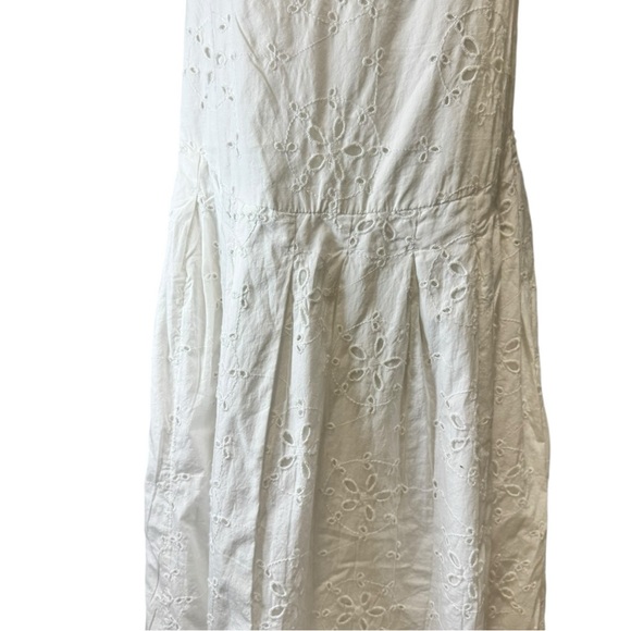 NWOT Free People Primavera Cotton Eyelet Midi Sundress.  Size L - Picture 14 of 15